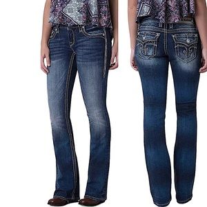 ROCK REVIVAL: Women’s Abelina Easy Boot Stretch Jean - Size 27